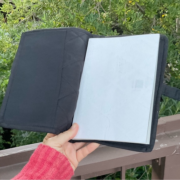 Women working together NEW journal handmade yellow quilted tribal book cover - Picture 6 of 13